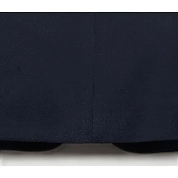 Alfani Mens Slim Fit 2 Piece Tuxedo Suit 40R 30x30 Navy Stretch Diamond Grid NWT
